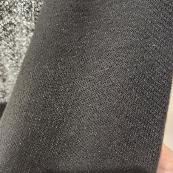 Effect Knit Zip Cardigan, Black Gray,Mens Medium ( listing as) - Picture 4 of 5